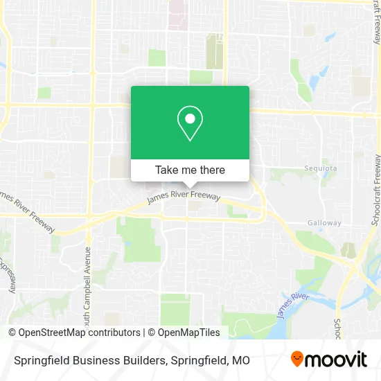 Springfield Business Builders map
