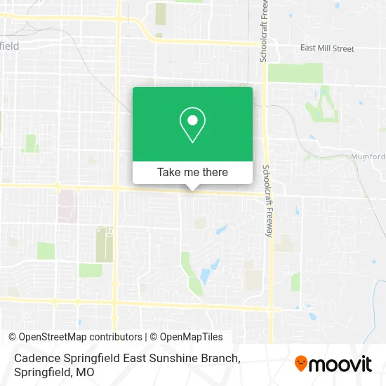 Cadence Springfield East Sunshine Branch map