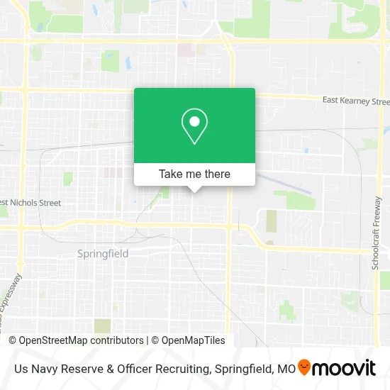 Us Navy Reserve & Officer Recruiting map