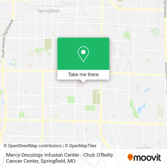 Mercy Oncology Infusion Center - Chub O'Reilly Cancer Center map