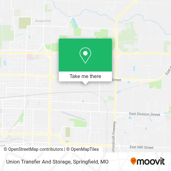 Mapa de Union Transfer And Storage