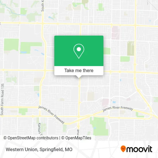 Western Union map
