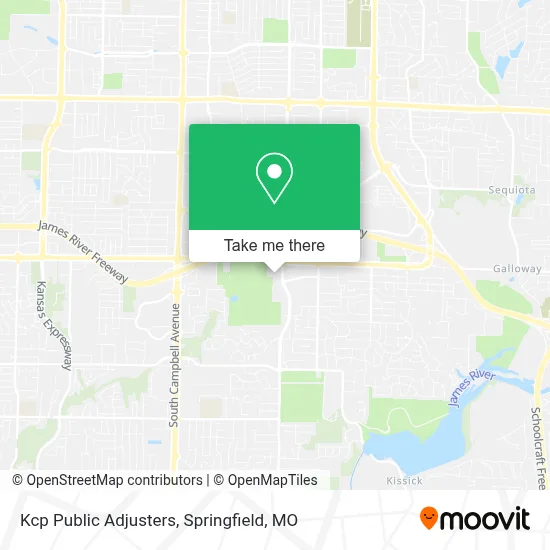 Kcp Public Adjusters map