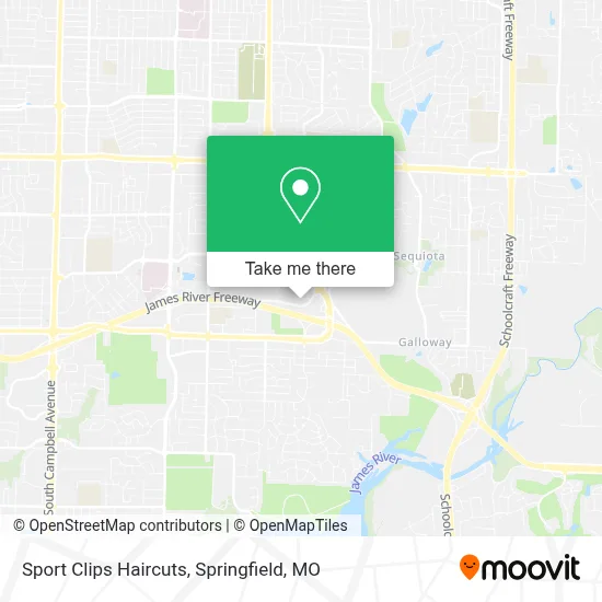 Sport Clips Haircuts map