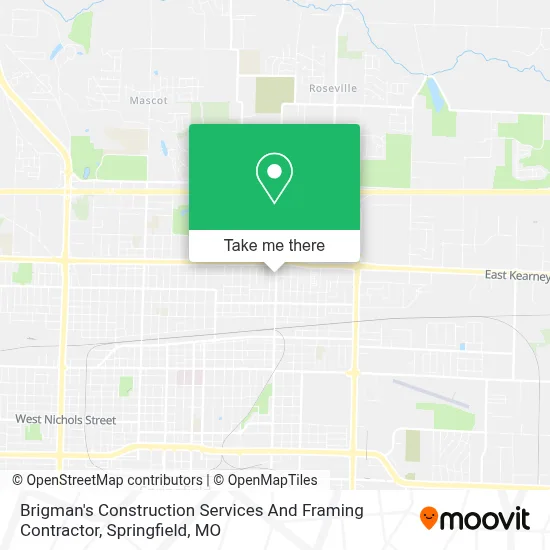 Brigman's Construction Services And Framing Contractor map