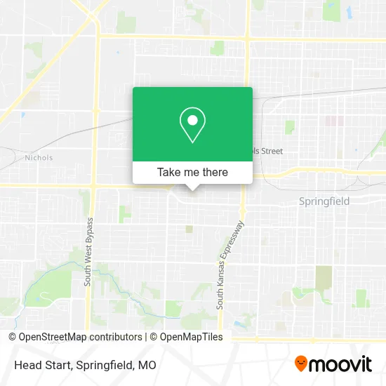 Head Start map