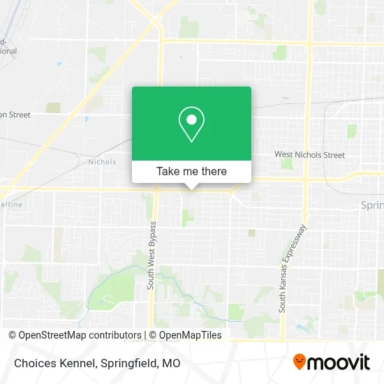 Choices Kennel map