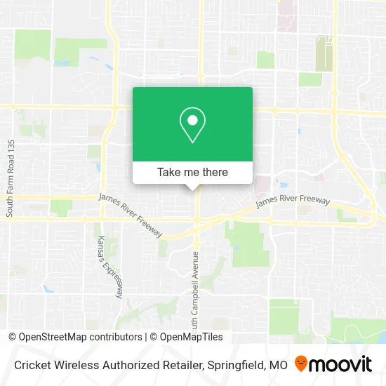 Cricket Wireless Authorized Retailer map