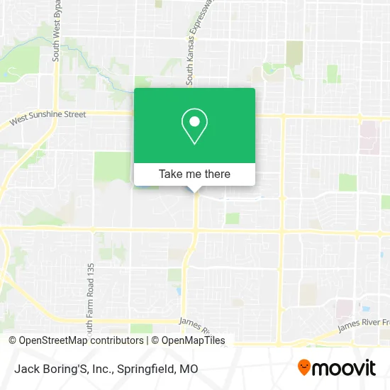 Jack Boring'S, Inc. map