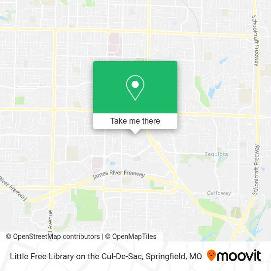 Little Free Library on the Cul-De-Sac map