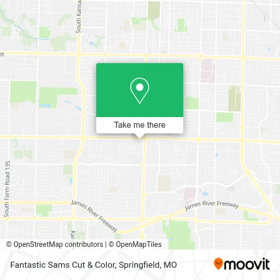 Fantastic Sams Cut & Color map