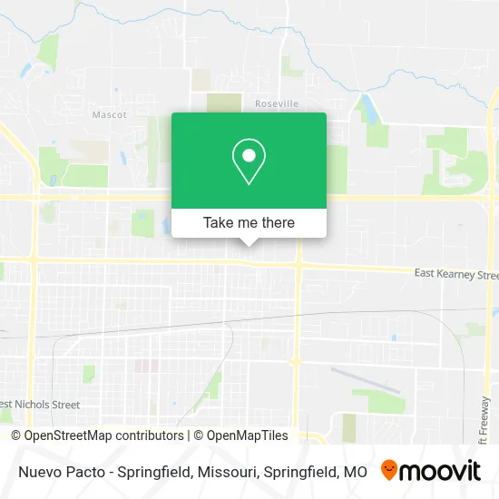 Nuevo Pacto -  Springfield, Missouri map