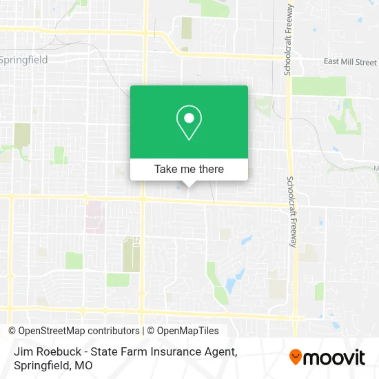 Mapa de Jim Roebuck - State Farm Insurance Agent