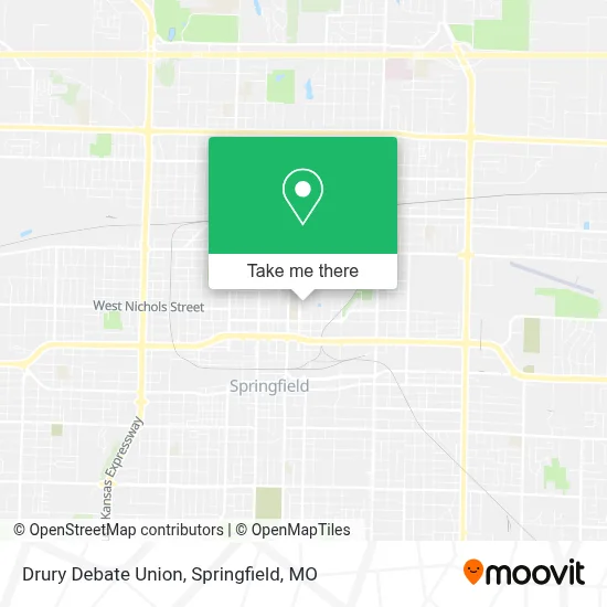 Drury Debate Union map