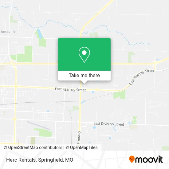 Herc Rentals map