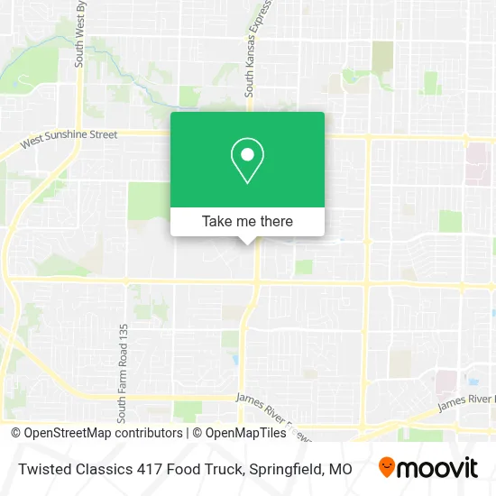 Twisted Classics 417 Food Truck map