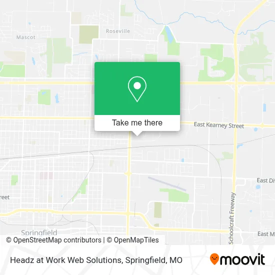 Headz at Work Web Solutions map