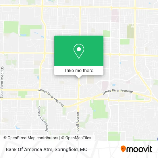 Bank Of America Atm map