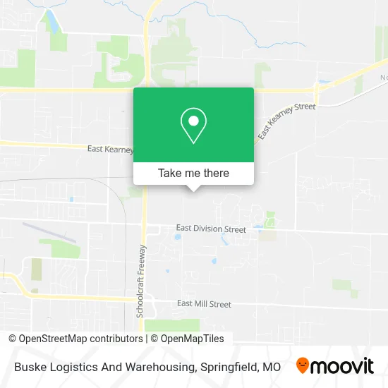 Buske Logistics And Warehousing map