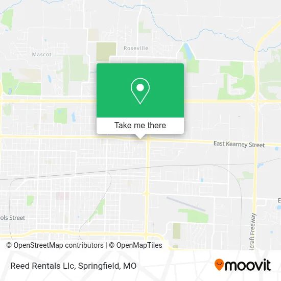 Mapa de Reed Rentals Llc