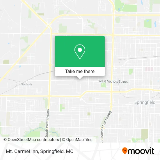 Mt. Carmel Inn map
