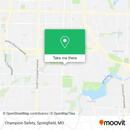 Champion Safety map
