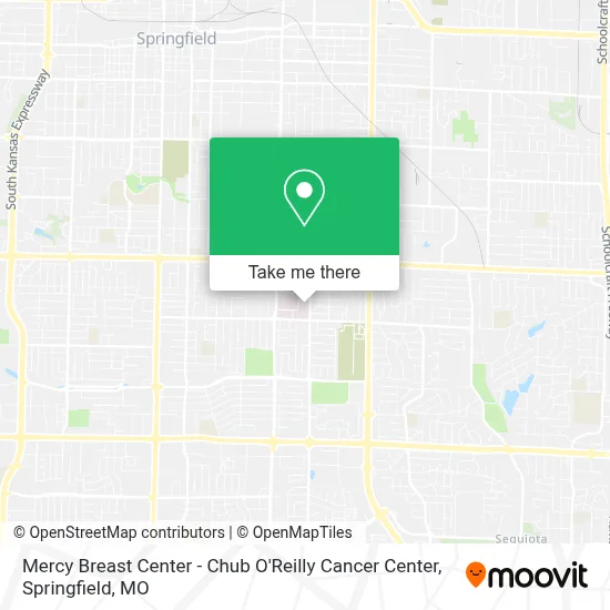 Mercy Breast Center - Chub O'Reilly Cancer Center map