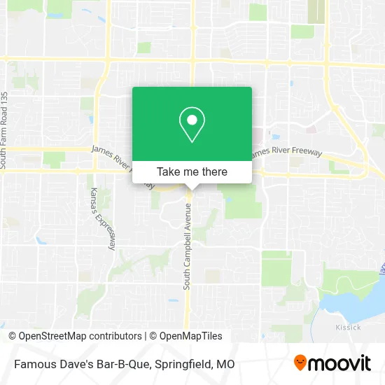 Famous Dave's Bar-B-Que map