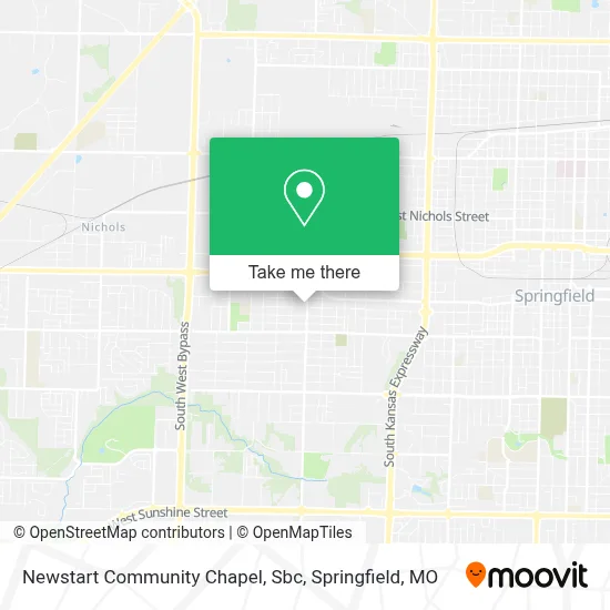 Mapa de Newstart Community Chapel, Sbc