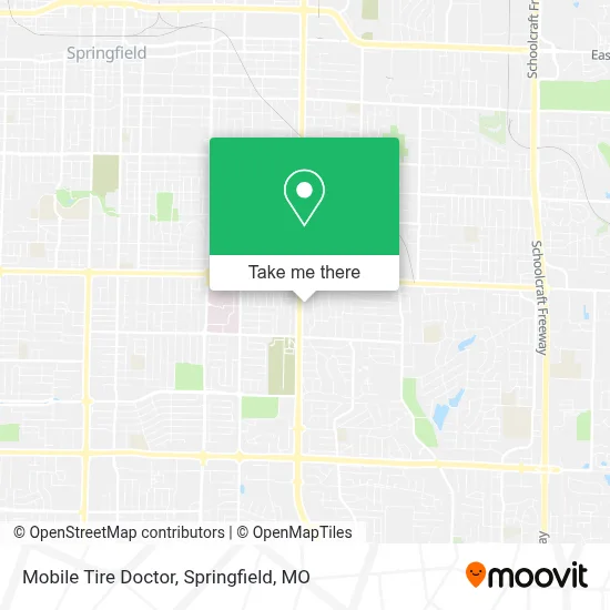 Mobile Tire Doctor map