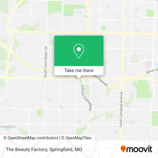 The Beauty Factory map