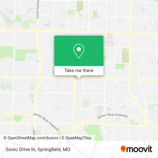 Sonic Drive In map