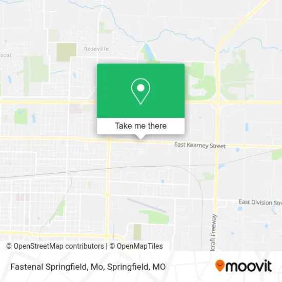 Mapa de Fastenal Springfield, Mo