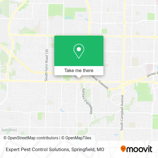 Mapa de Expert Pest Control Solutions