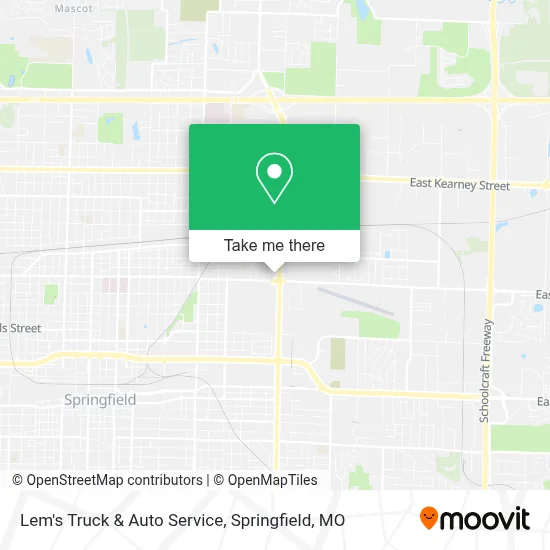 Lem's Truck & Auto Service map
