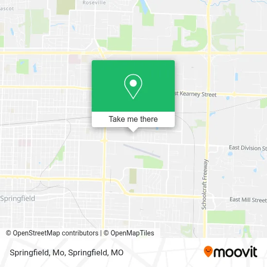 Mapa de Springfield, Mo