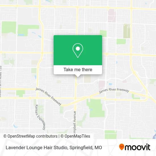 Lavender Lounge Hair Studio map