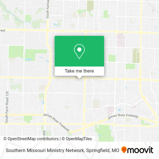 Southern Missouri Ministry Network map
