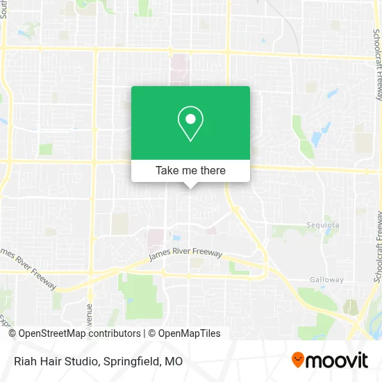 Mapa de Riah Hair Studio
