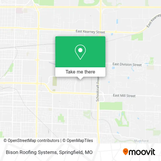 Bison Roofing Systems map