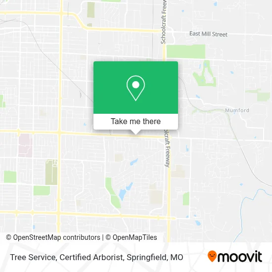 Tree Service, Certified Arborist map