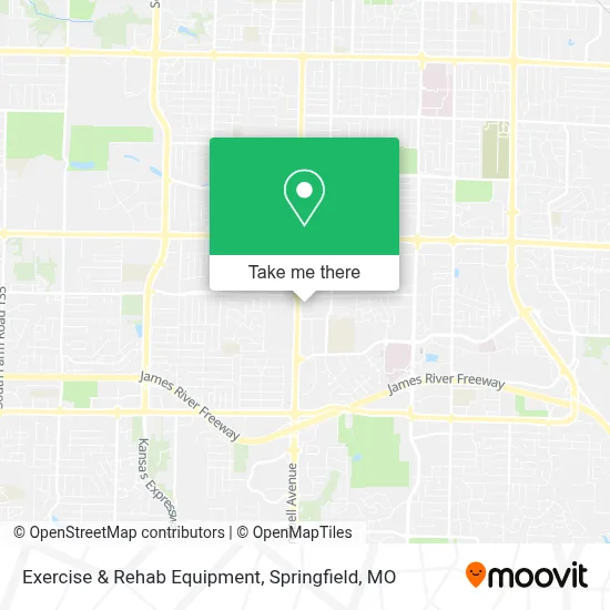 Exercise & Rehab Equipment map