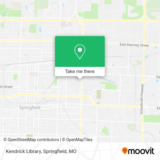 Mapa de Kendrick Library