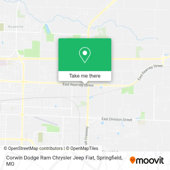 Corwin Dodge Ram Chrysler Jeep Fiat map
