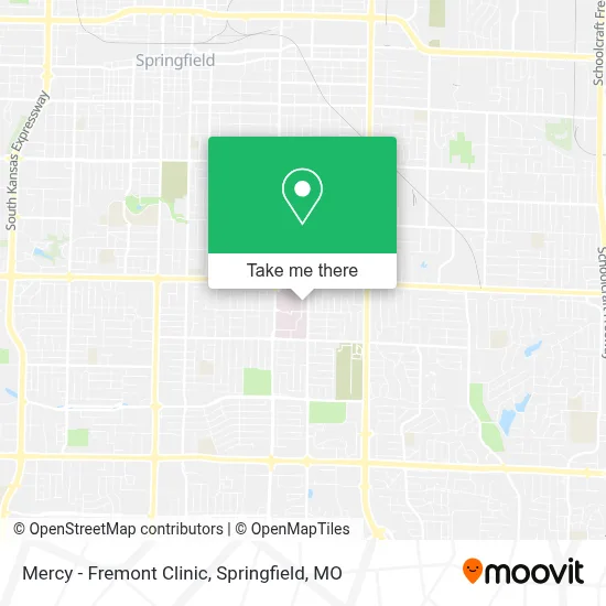 Mercy - Fremont Clinic map