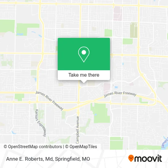 Anne E. Roberts, Md map