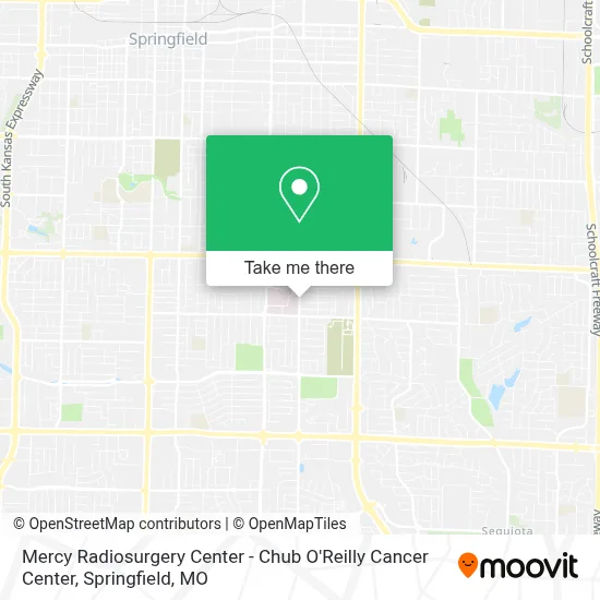 Mapa de Mercy Radiosurgery Center - Chub O'Reilly Cancer Center