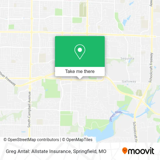 Greg Antal: Allstate Insurance map