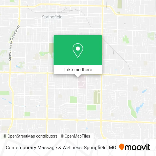 Contemporary Massage & Wellness map