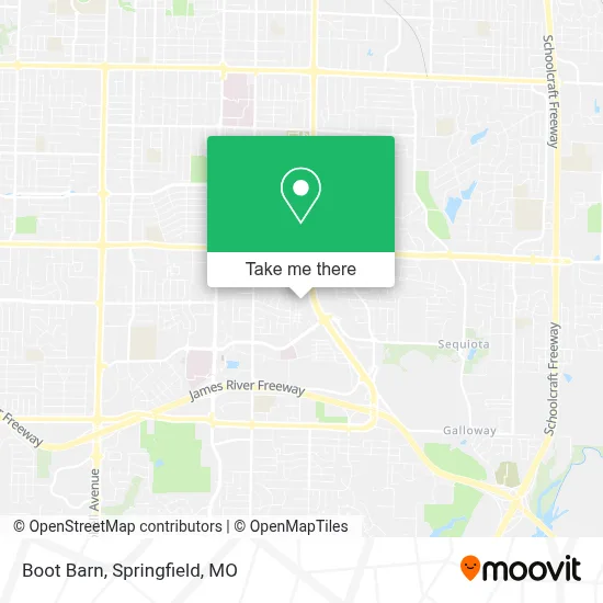 Mapa de Boot Barn